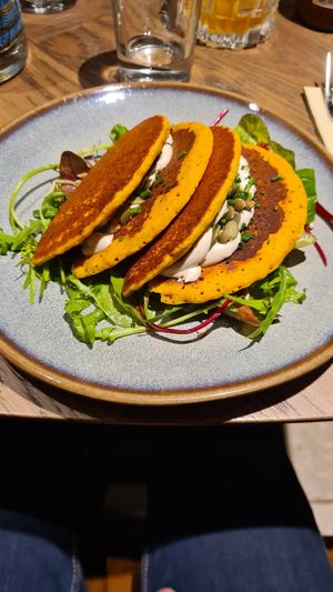 Rice crêpes at Le Potager de Charlotte in Paris