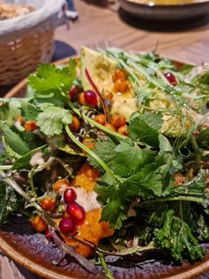 Seasonal salad  at Le Potager de Charlotte in Paris