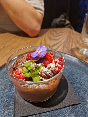 Chocolate mousse at Le Potager de Charlotte in Paris