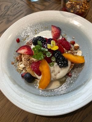 Brunch desert  at Le Potager de Charlotte in Paris