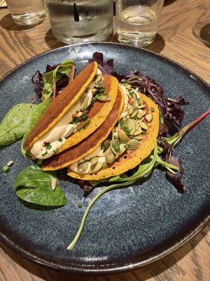 Chicpea pancake  at Le Potager de Charlotte in Paris