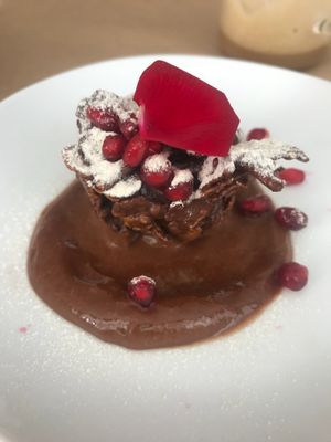 Sweet 2nd course for brunch  at Le Potager de Charlotte in Paris