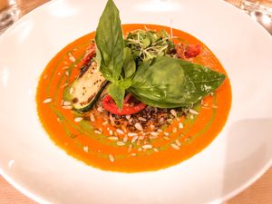 Wild rice tomato basil at Le Potager de Charlotte in Paris