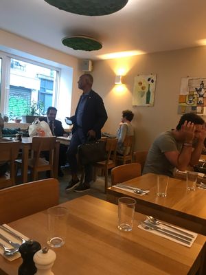 Seating at Le Potager de Charlotte in Paris