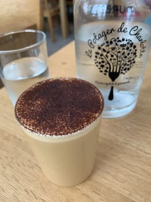 Cappuccino at Le Potager de Charlotte in Paris