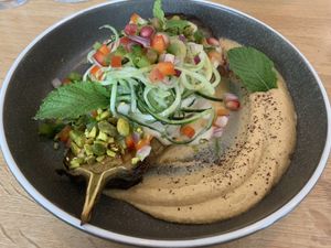 Grilled eggplant at Le Potager de Charlotte in Paris