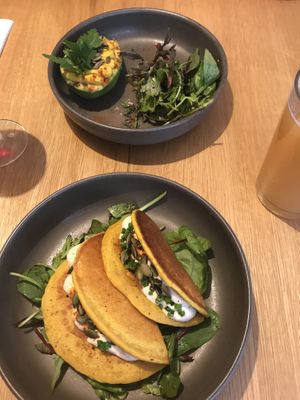 Starters at Le Potager de Charlotte in Paris