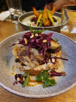 Vegan risotto at Le Potager de Charlotte in Paris