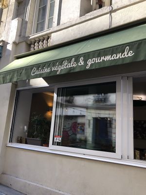 Easy to spot at Le Potager de Charlotte in Paris