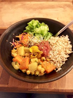 Buddha bowl at My Petite Factory in Lyon