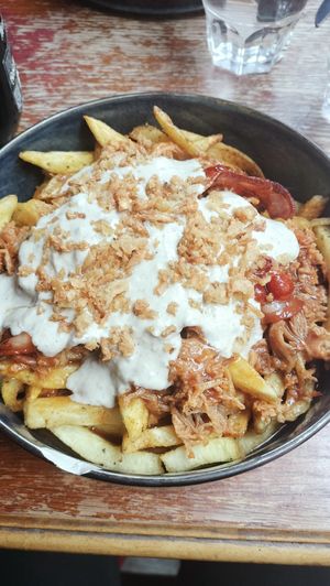Poutine pork at L'Alchimiste in Lyon