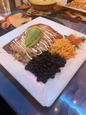 Enchiladas Victorinas   at Mi Ranchito Grill in South Salt Lake