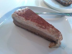 Delicious sweet at Shanti in Pula