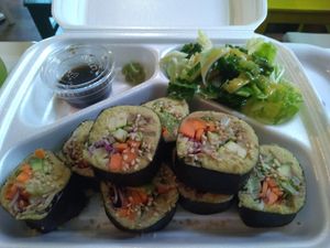 Sushis, so tasty! at Shanti in Pula