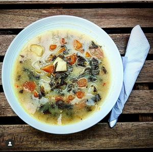 The soup 🌱 at Oracles Organic in South West London