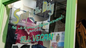 All vegan at Oracles Organic in South West London