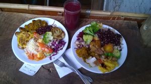 Our lunch there on April 30th, 2016 - delicious food! at Bugio Eco in Caxias Do Sul