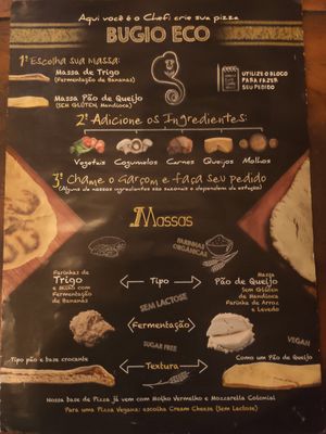 A pizza pode ser pedida numa opção 100% vegana at Bugio Eco in Caxias Do Sul