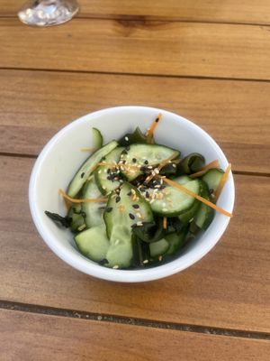 Seaweed salad  at El Buda Profano in Arequipa