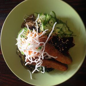 sushi bowl at El Buda Profano in Arequipa