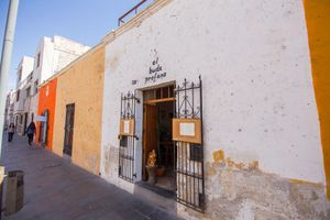 The exterior of El Buda Profano at El Buda Profano in Arequipa