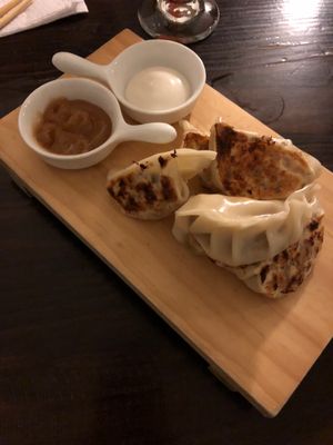 Gyoza at El Buda Profano in Arequipa