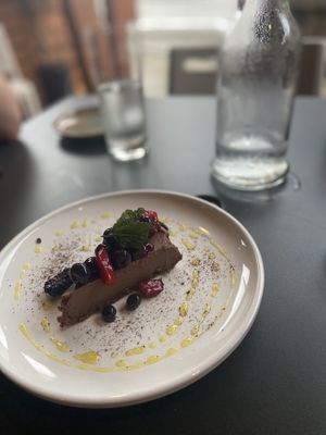 Mayan Cafe - Vegan chocolate pie  at Mayan Cafe in Louisville