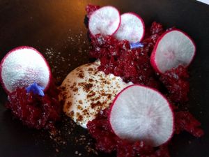 Beet Salad at Canlis in Seattle