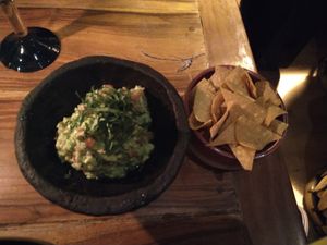 nachos with guacamole at Frida in Warsaw