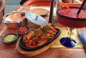 Vegan Fajitas and a Strawberry Margarita at Frida in Warsaw