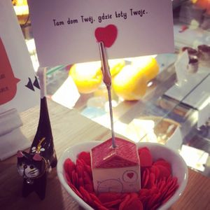 'Your home is where your cats are'  at Kawka z Kotem in Warsaw