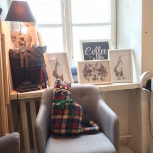 adorable decór at Kawka z Kotem in Warsaw