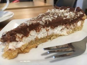 coconut & chocolate cake  at Kawka z Kotem in Warsaw