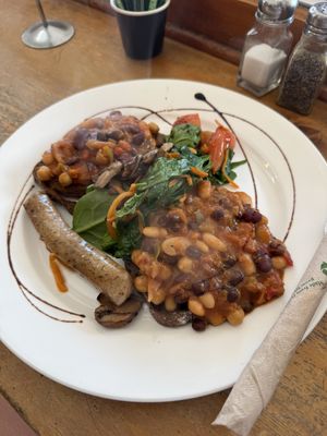   at Potpourri Vegetarian Cafe in Dunedin