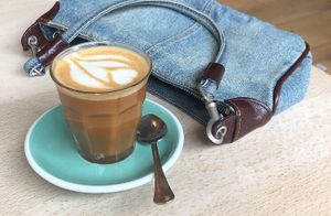 Coffee at Espresso Library in Cambridge