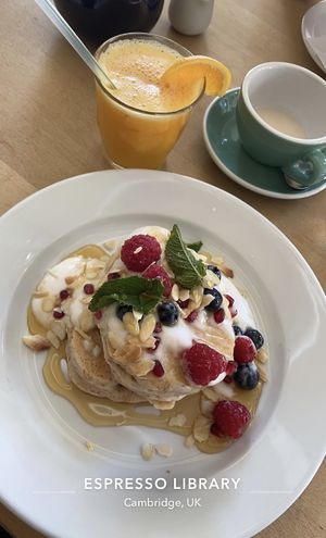   at Espresso Library in Cambridge