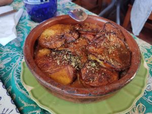 Musakaá vegana at Tuma in Segovia