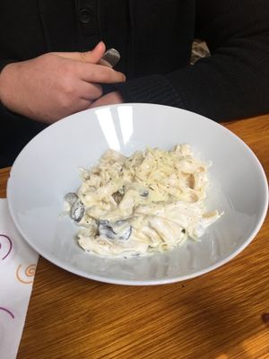 Starter: Tagliatelle (vegetarian) at Tuma in Segovia