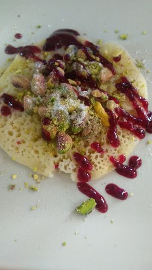 Postre vegano at Tuma in Segovia