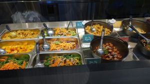 selection for bento set at Greendot 绿一点 - Raffles Place in Central Singapore