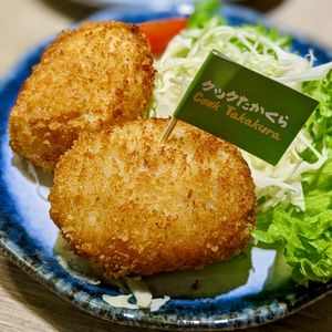 Takakura Organic Potato Korokke at Greendot 绿一点 - Raffles Place in Central Singapore