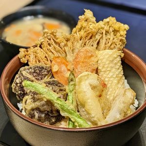 Tendon Teishoku at Greendot 绿一点 - Raffles Place in Central Singapore