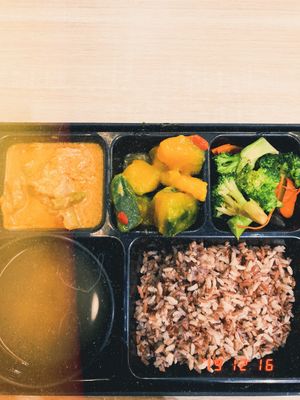 Bento set, $7.90 at Greendot 绿一点 - Raffles Place in Central Singapore
