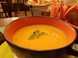 lentil soup at Viva la Pepa in El Calafate