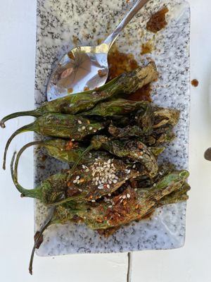 Shisito Peppers at Little Pine in Los Angeles