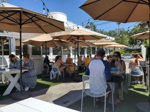Outdoor Dining is Great! at Little Pine in Los Angeles