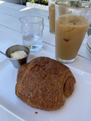 vegan pain au chocolate w/ butter! so incredible  at Little Pine in Los Angeles