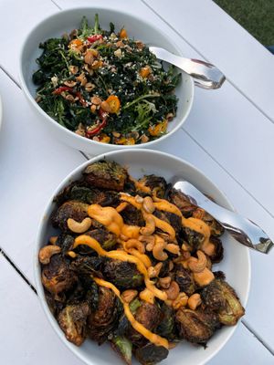 The best brussel sprouts I've ever had at Little Pine in Los Angeles