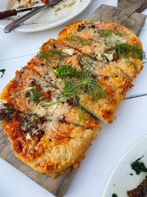 Flatbread is delicious at Little Pine in Los Angeles