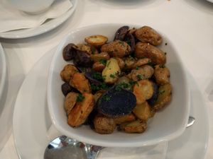 roasted potatoes at Little Pine in Los Angeles